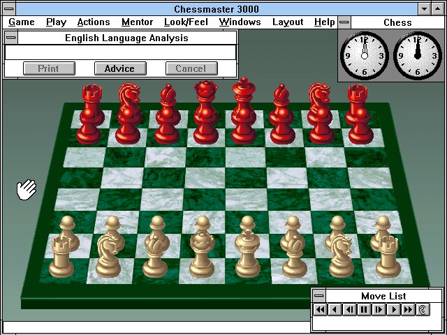 The chess games of Chessmaster (Computer)