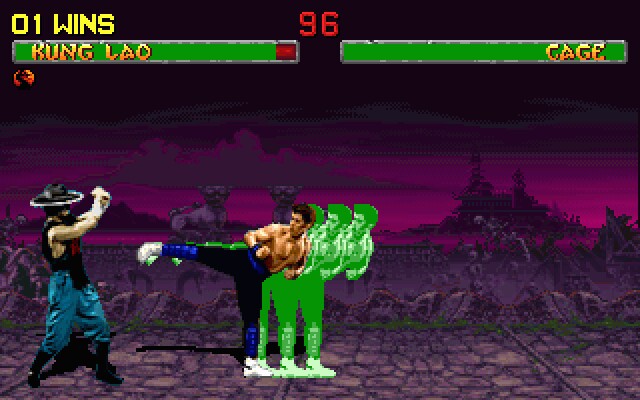 Mortal Kombat 2 game at