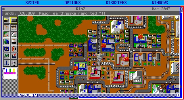 SimCity Sim City PC 1989 w/1Click XP Vista Win7 Install 046357000201 