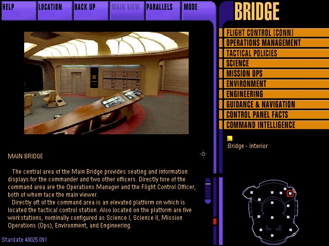 1994 PC Game Quicktime Simon /& Shuster Vintage Star Trek Interactive Technical Manual Multimedia Breakthrough Apple Virtual Tour